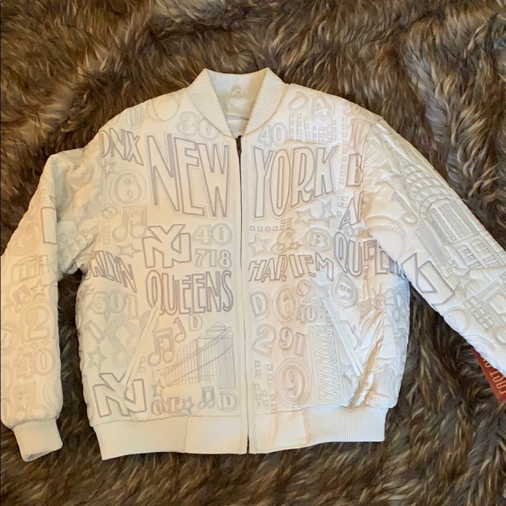 One of a kind NEW YORK leather jacket